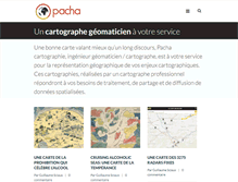 Tablet Screenshot of pacha-cartographie.com